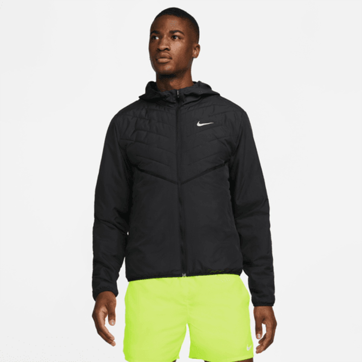 Nike Therma-FIT Repel Jacket Black / Reflective Silver Perfect for ...