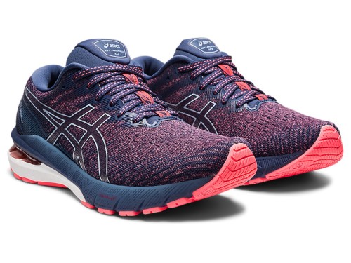 Asics GT 2000 10 Blazing Coral Thunder Blue The GT 2000 10 shoe keeps your mind and body focused on the road ahead. It s a versatile running style