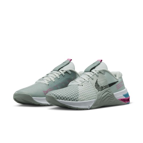 Nike women's metcon 4 2024 training shoes - white/silver/pink